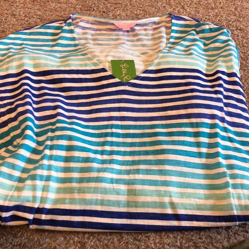 Lilly Striped Beach Coverup